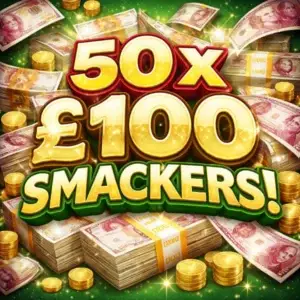 🎟 150 TICKETS - 50 x £100 Smackers 💸