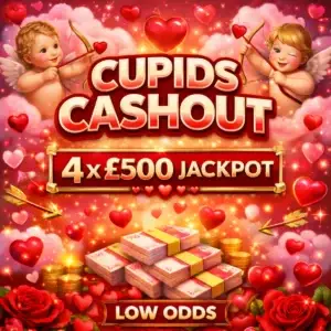 CUPIDS CASHOUT COMPETITION with Lucky Pup Prizes